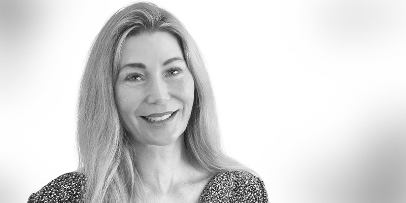 Black and white headshot of Fishman Haygood special counsel Alicia Bendana