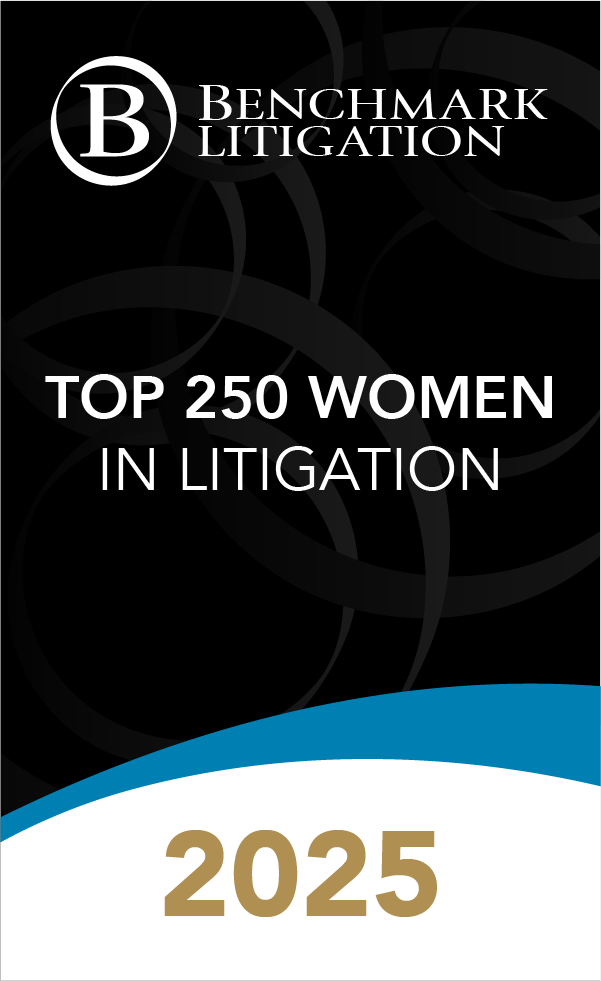 Top 250 Women in Litigation Benchmark Litigation logo for 2025