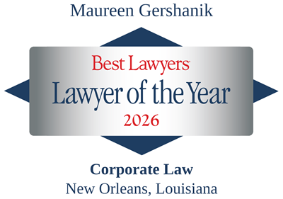 Maureen Gershanik Best Lawyers: Lawyer of the Year 2026 in Corporate Law Badge