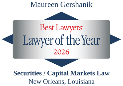 Maureen Gershanik Best Lawyers: Lawyer of the Year 2026 in Securities/Capital Markets Law