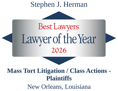 Steve Herman Best Lawyers: Lawyer of the Year 2026 in Mass Tort Litigation/Class Actions - Plaintiffs Badge