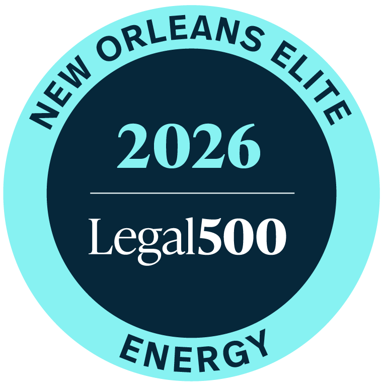 Legal 500 2026 New Orleans Elite Energy badge