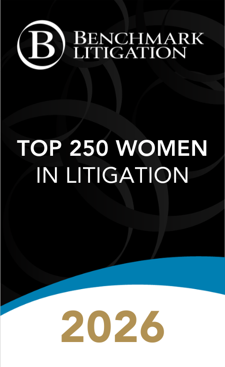 2026 Benchmark Litigation Top 250 Women in Litigation logo
