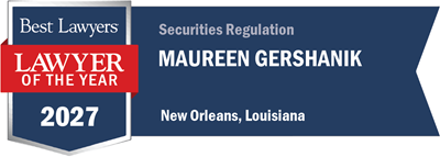 2027 Best Lawyers Lawyer of the Year Badge for Maureen Gershanik