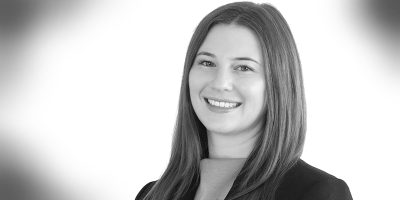 Black and white headshot of Kiley Maher