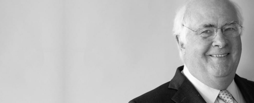Black and white headshot of attorney Robert M. Walmsley, Jr.